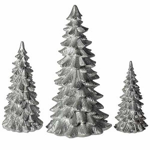 TREE - SILVER 3PC SET 6.75" - 11.75"