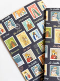 Ave Maria Post Navy Greeting Card I Catholic Gift & Card