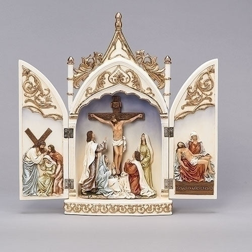 TRYPTYCH - CRUCIFIXION SCENE - COLOR - 14