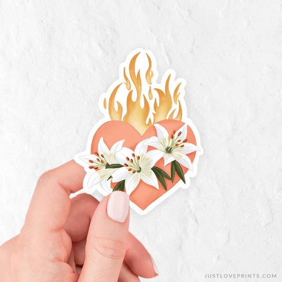 DECAL - MOST CHASTE HEART ST JOSEPH - JLP