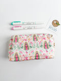 PUFFER POUCH - Our Lady of Guadalupe lightweight waterproof puffer pouch
