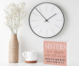 Tabletop Plaque Sisters 3X3