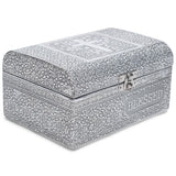 Keepsake Box Blessed Silver-Tone Metal-Stamped