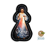 STICKER - DIVINE MERCY - Jesus I Trust In You