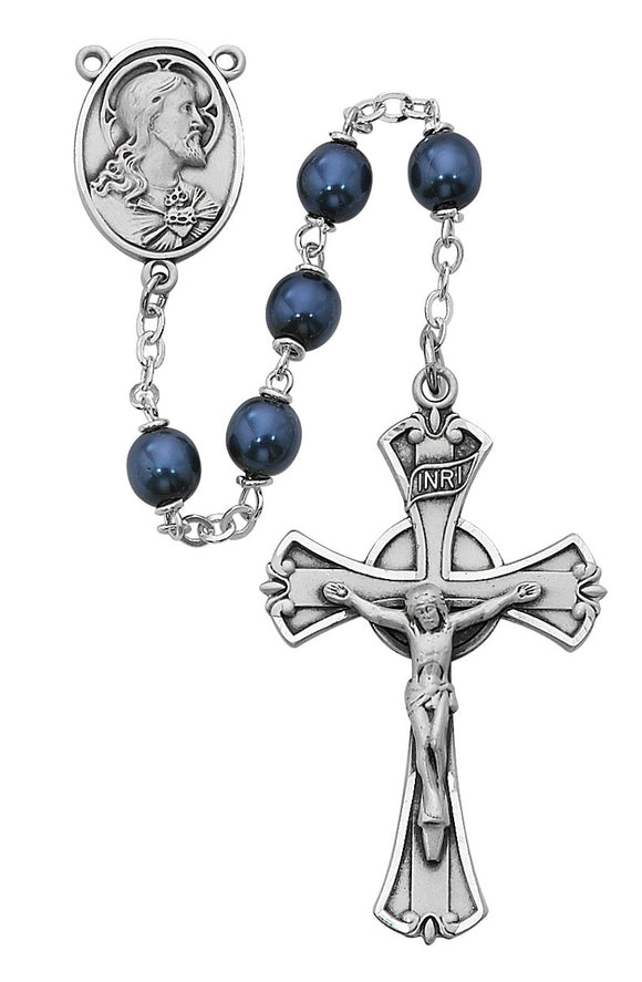 RSY - SACRED HEART - BLUE PEARL - 7MM