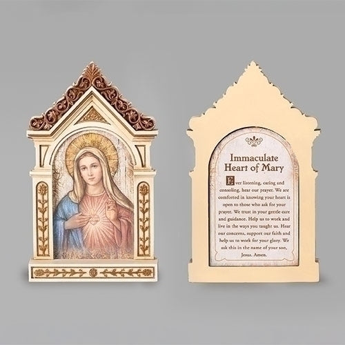 STATUE - IMMACULATE HEART - TABLE TOP SHRINE - 6.25