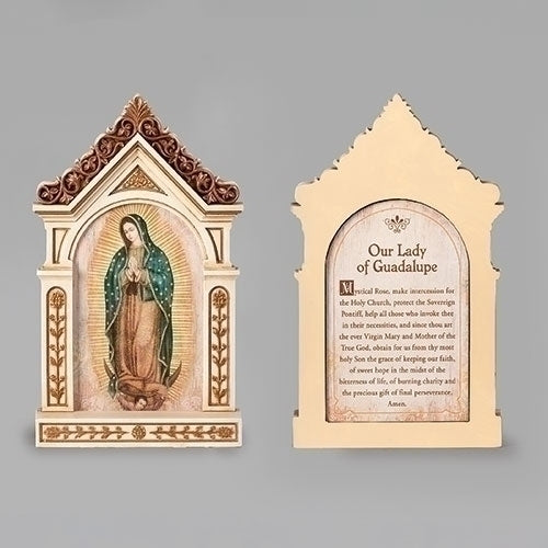 STATUE - OL GUADALUPE - TABLE TOP SHRINE - 6.25
