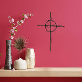 Wall Cross Crown Of Thorns Metal Wire
