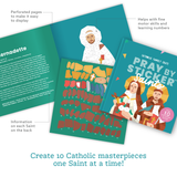 Pray by Sticker: Saints Sticker Book