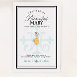 MO - Miraculous Mary Charm - Small, Gold