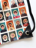 BAG - DRAWSTRING - Men Saints Catholic Foldable - Cream
