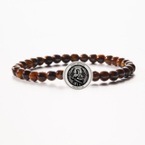 B - HOLY WATER - MEN'S HOLY WATER ST. MICHAEL: Lava Rock (Stainless Spacers)