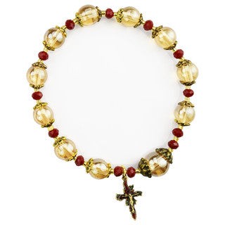B - RSY - CHRISTMAS - STRECH - TOPAZ & RED