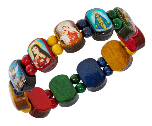 B - SAINT - COLORED WOOD - CHILD SIZE