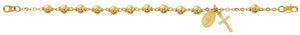 B - RSY - GOLD BEAD - 7.5"