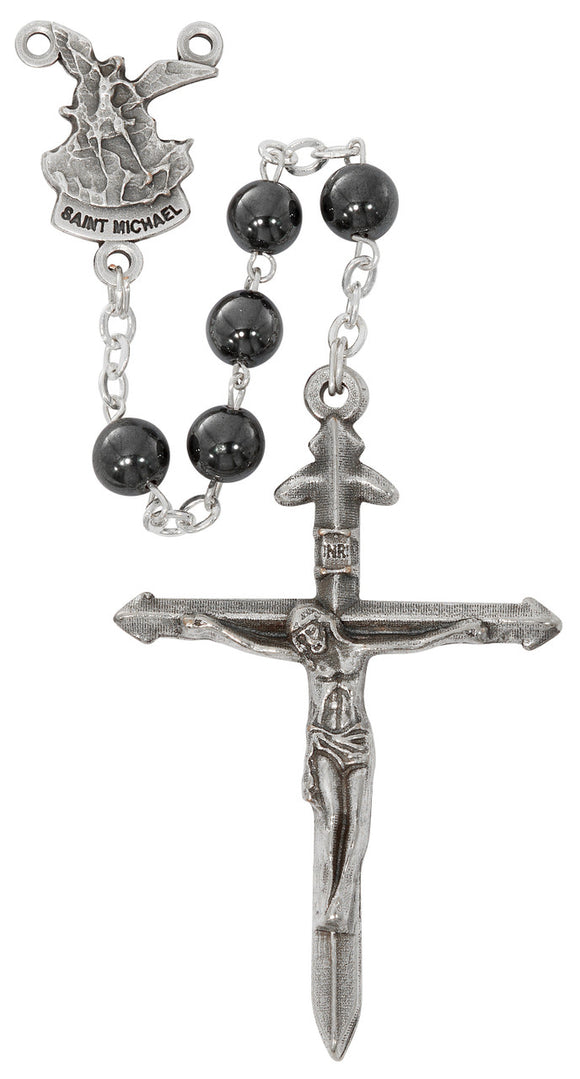 RSY - ST MICHAEL - HEMATITE - 6MM