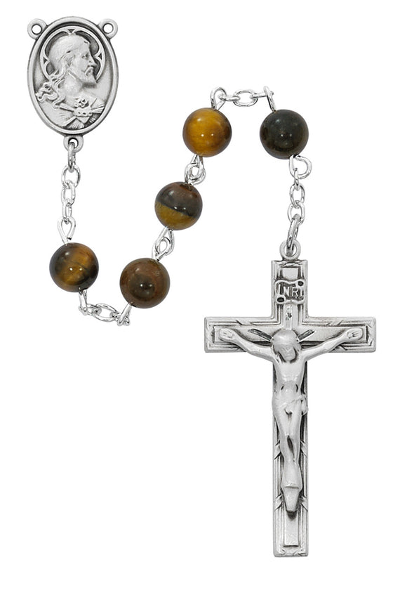 RSY - SACRED HEART -TIGER EYE - 6MM