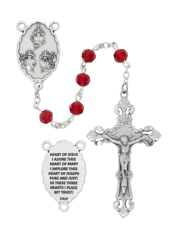 RSY - 3 HEARTS - TINCUT - RED - CRYSTAL - 6MM