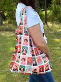 BAG - REUSEABLE - Women Saints Catholic Foldable Shopping Bag