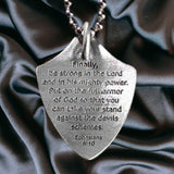 N - Armor of God - Pewter Shield - 21"