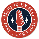 Sticker Jesus Is My Rock Guitar