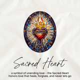 B - HOLY WATER - SACRED HEART : Stainless Steel
