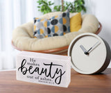 LCP Plaque Cast Stone He Makes Beauty