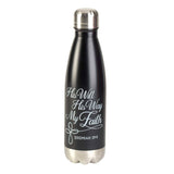 HIS WILL HIS WAY WATER BOTTLE BLACK