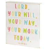Tabletop Plaque Your Will Your Way 8x10