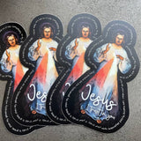 STICKER - DIVINE MERCY - Jesus I Trust In You