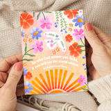 Set The World Ablaze Greeting Card