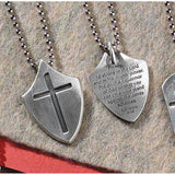 N - Armor of God - Pewter Shield - 21"