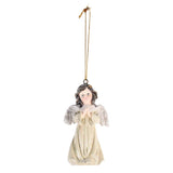 Ornament Angel Praying With Glitter Body